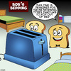 Cartoon: Toasty bed (small) by toons tagged toaster,beds,toast,pop,up,furniture