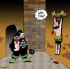 Cartoon: uh oh (small) by toons tagged torture,medievil,pain,prisoner,history