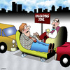 Cartoon: Unloading zone (small) by toons tagged psychology,psychiatrist,mental,loading,zone