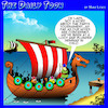 Cartoon: Vikings (small) by toons tagged vikings,darts,seminars,conferences,plunder,looting,oslo,norway,sailors