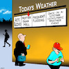 Cartoon: Weather forecast (small) by toons tagged climate,change,weather,conditions,forecasters,floods,extreme,global,warming