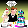 Cartoon: Wedding cake (small) by toons tagged wedding,cake,starving,dieting