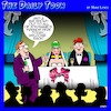 Cartoon: Wedding reception (small) by toons tagged weddings,wedding,reception,previously,married