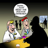 Cartoon: What the doctor ordered (small) by toons tagged doctor,alcohol,cocktails,medical,bars,drinking,beer