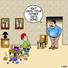Cartoon: your father gets home (small) by toons tagged gay,marriage,same,sex,relationship,family,fatherhood,parents,children,homosexual,love,kids