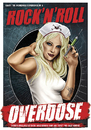 Cartoon: Overdose (small) by toonsucker tagged rock,music,girl,drugs,scene,blonde,sexy,nurse,medicine,addiction