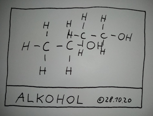 Cartoon: Alkohol (medium) by Müller tagged alkohol,c2h5oh