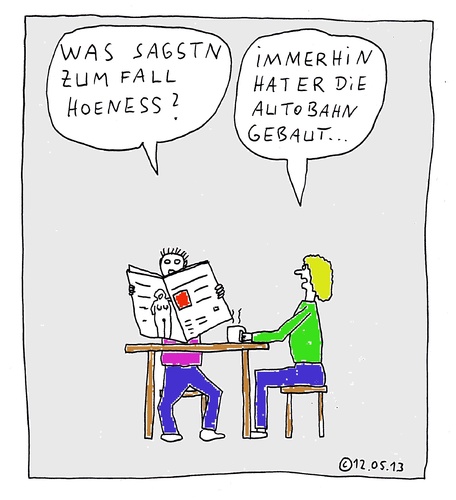 Cartoon: HOENESS (medium) by Müller tagged hoeness,hoeneß,fcbayern,steuern