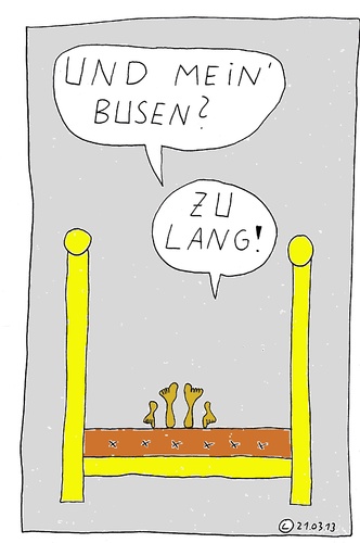 Cartoon: Im Bett 25 (medium) by Müller tagged inbed,imbett