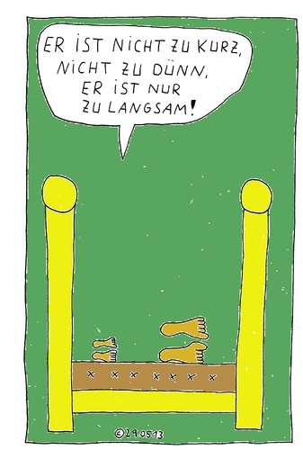 Cartoon: Im Bett 27 (medium) by Müller tagged imbett,inbed