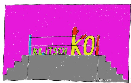Cartoon: Klitschko (medium) by Müller tagged boxing,boxen,klitschko