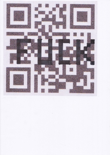 Cartoon: QR-Code (medium) by Müller tagged qr,code