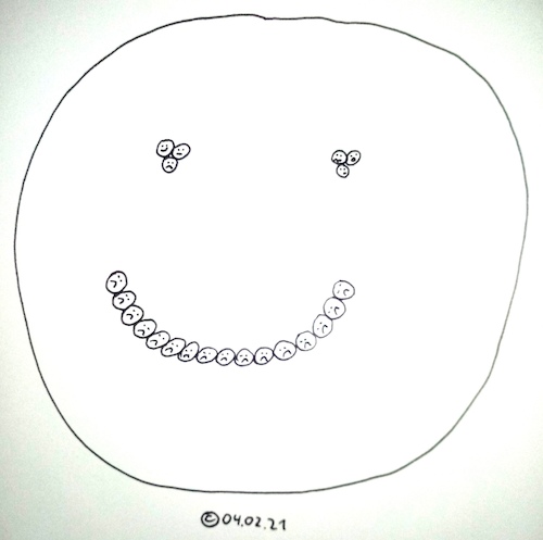 Cartoon: Smile! (medium) by Müller tagged smiley