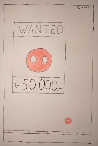 Cartoon: WANTED (medium) by Müller tagged wanted,schwein,pig,steckbrief,fahndung