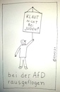 Cartoon: bei der AfD rausgeflogen (small) by Müller tagged afd,klauen,juden
