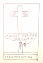Cartoon: CROSS-MARKETING (small) by Müller tagged adidas,deo