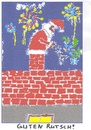 Cartoon: Guten Rutsch (small) by Müller tagged weihnachtsmann,schornstein,kamin,sylvester