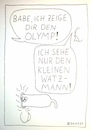 Cartoon: Olymp (small) by Müller tagged olymp,kleiner,watzmann