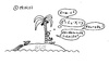 Cartoon: Robinson Archimedes Einstein (small) by Müller tagged insel,robinson,archimedes,einstein,heureka