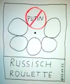 Cartoon: Russisch Roulette (small) by Müller tagged russischroulette,putin,russland