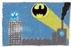 Cartoon: WOBHAM CITY (small) by Müller tagged vw,volkswagen,wobham,wolfsburg,batsignal,abgas,exhaust,betrug,nox,diesel