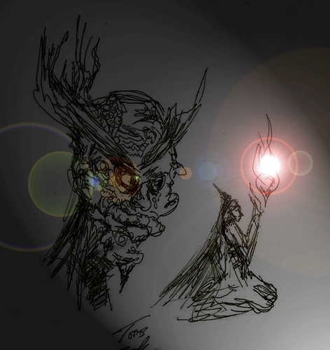 Cartoon: greed vs. hope (medium) by Toonstalk tagged greed,masters,goals,hope,gains,monetary,humans,misery,ideals,false,impossible,happiness