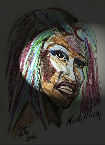 Cartoon: NICKI MINAJ (medium) by Toonstalk tagged nicki,minaj,rap,rnb,music,musician,rapper