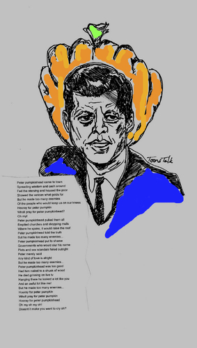 Cartoon: Peter Pumkinhead (medium) by Toonstalk tagged peter,pumkinhead,jfk,music,xtc,crash,test,dummies,youtube,song,pumpkins,halloween,ditty,story