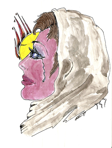 Cartoon: THE BLIND DO SEE (medium) by Toonstalk tagged sci,fi,heroines,blind,strong,woman