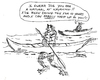 Cartoon: A KAYAKING FOOL (small) by Toonstalk tagged kayaking,water,sports,cheating