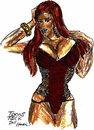 Cartoon: BURLESQUE 2 (small) by Toonstalk tagged burlesque sexy entertainers dancers models voluptuous erotica strippers
