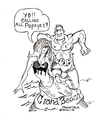 Cartoon: GRANDBEACH MERMAID SIGHTING (small) by Toonstalk tagged mermaid popeye grandbeach