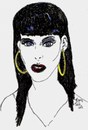 Cartoon: Nelly Furtado (small) by Toonstalk tagged singer,performer,musician,pop,songbird,celebrity