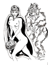 Cartoon: RED RIDINGHOODS GOODIES (small) by Toonstalk tagged sexy red ridinghood wolf erotic fable nude