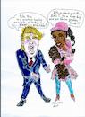 Cartoon: Rihanna grabbing Trump back (small) by Toonstalk tagged rihanna,donald,trump,protest,womans,march,pussygrabbing,rights,freedom,prochoice,solidarity,history,populism