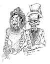 Cartoon: TIL DEATH DO US PART (small) by Toonstalk tagged bride,groom,love,forever,sexy,marriage