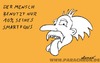 Cartoon: Zitat (small) by tiefenbewohner tagged smartphone,zitat,handy,spruch,orange,potential