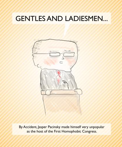 Cartoon: Gentles and Ladiesmen (medium) by prinzparadox tagged ladies,gentlemen,sexuality,homosexuality,gender,gay,homophobic,congress,jasper,pacinsky