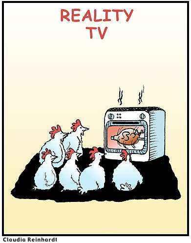 Cartoon: Reality TV (medium) by claudiator tagged 