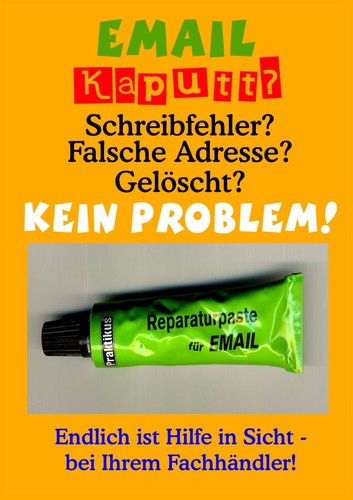 Cartoon: Reparatur (medium) by schwoe tagged email,internet