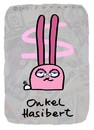 Cartoon: Hasi 102 (small) by schwoe tagged hasi,hase,dollar,reichtum,geiz,geizkragen