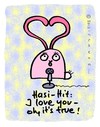 Cartoon: Hasi 12 (small) by schwoe tagged hase,herz,liebe,song,hit