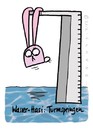 Cartoon: Hasi 39 (small) by schwoe tagged hase,hasi,wasser,schwimmen,sprungturm,turmspringen,mut,angst