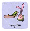 Cartoon: Hasi 53 (small) by schwoe tagged hase,hasi,psycho,therapie,möhre,satt,hunger