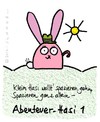 Cartoon: Hasi 59 (small) by schwoe tagged hasi,hase,stock,hut,abenteuer