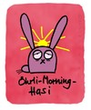 Cartoon: Hasi 65 (small) by schwoe tagged hasi,hase,morgen,sonne,morgensonne,early,morning