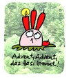 Cartoon: Hasi 83 (small) by schwoe tagged hasi,hase,advent,weihnacht,kerzen,licht