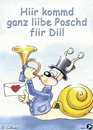 Cartoon: Alfonso - liibe Poschd (small) by TOSKIO-SCHWAEBISCH tagged toskio vtms cartoon tex pander schwäbisches schwaebisches schwääbischs alfonso postbote postillon postillion liebesbrief amour brief posthorn postsendung liebesgrüße briefsendung schneckenpost grußkarte ecard