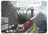 Cartoon: Ausstellen (small) by H Mercker tagged schweiz,galerie,cartoon,tunnel,ehepaar,zeichner,frage