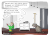 Cartoon: Erdbeeren (small) by H Mercker tagged hund,wohnung,erdbeeren,mistgabel